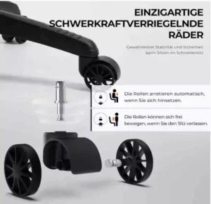 Locking wheel mechanism