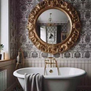 Mirror shapes for small bathrooms