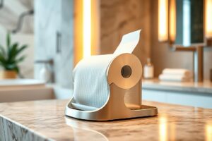 bathroom tissue holder