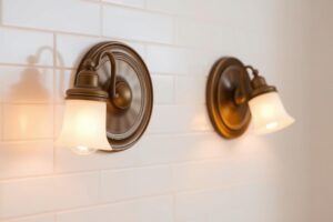 bathroom wall sconces