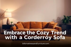 corduroy sofa