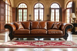 natuzzi leather sofa