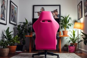 pink gaming chair