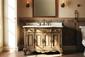 antique bathroom vanity