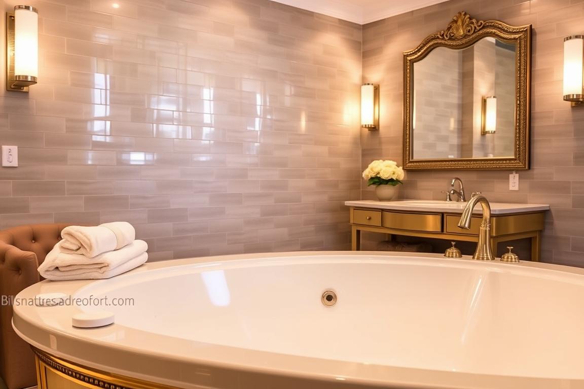 Luxurious Soak: My Bathroom Jacuzzi Tub Review