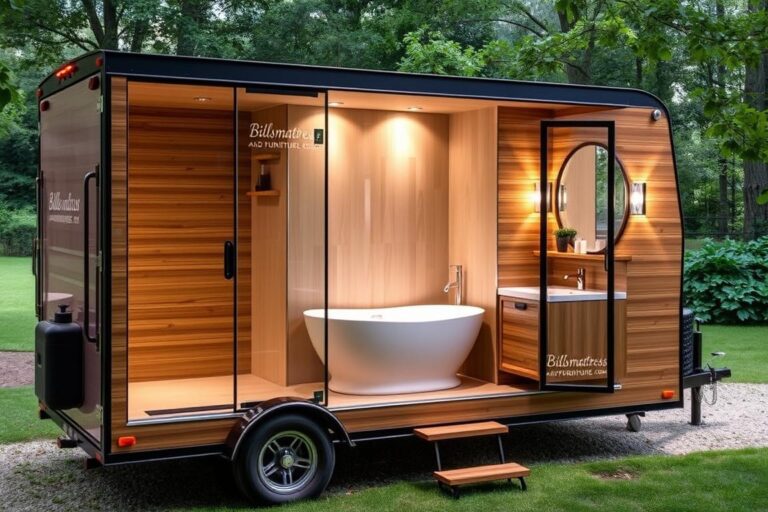 bathroom trailers for rent