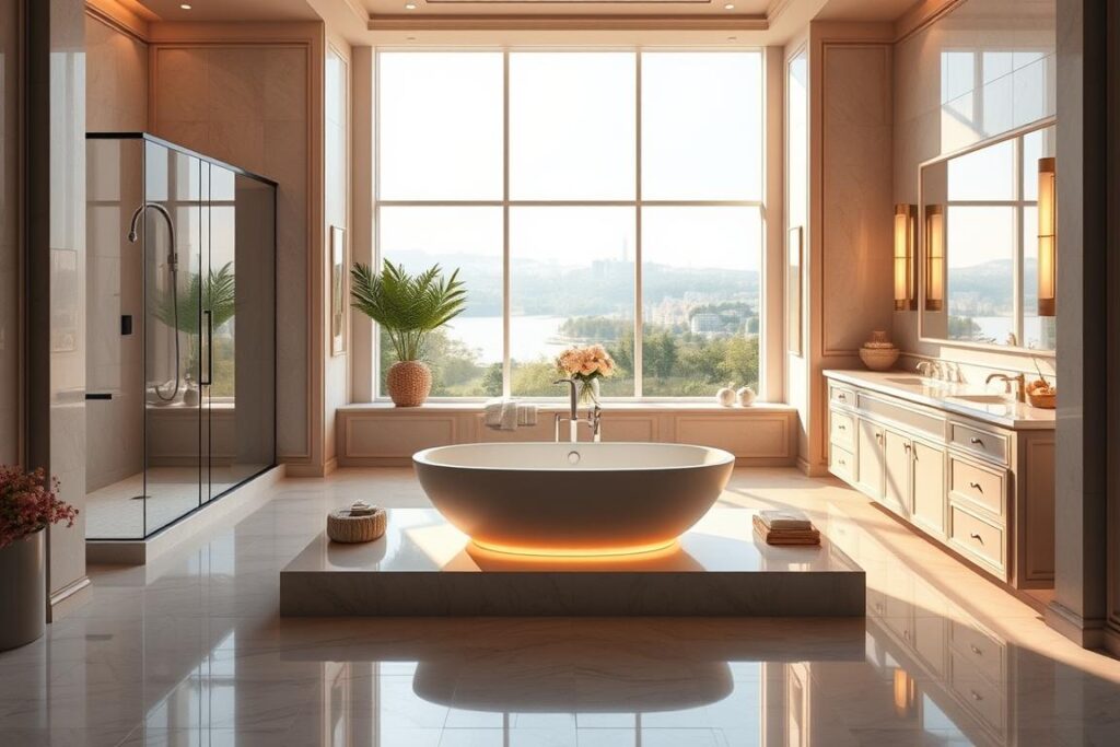 bathroom with bathtub and shower with a big sink bathroom with bathtub and shower with a big sink