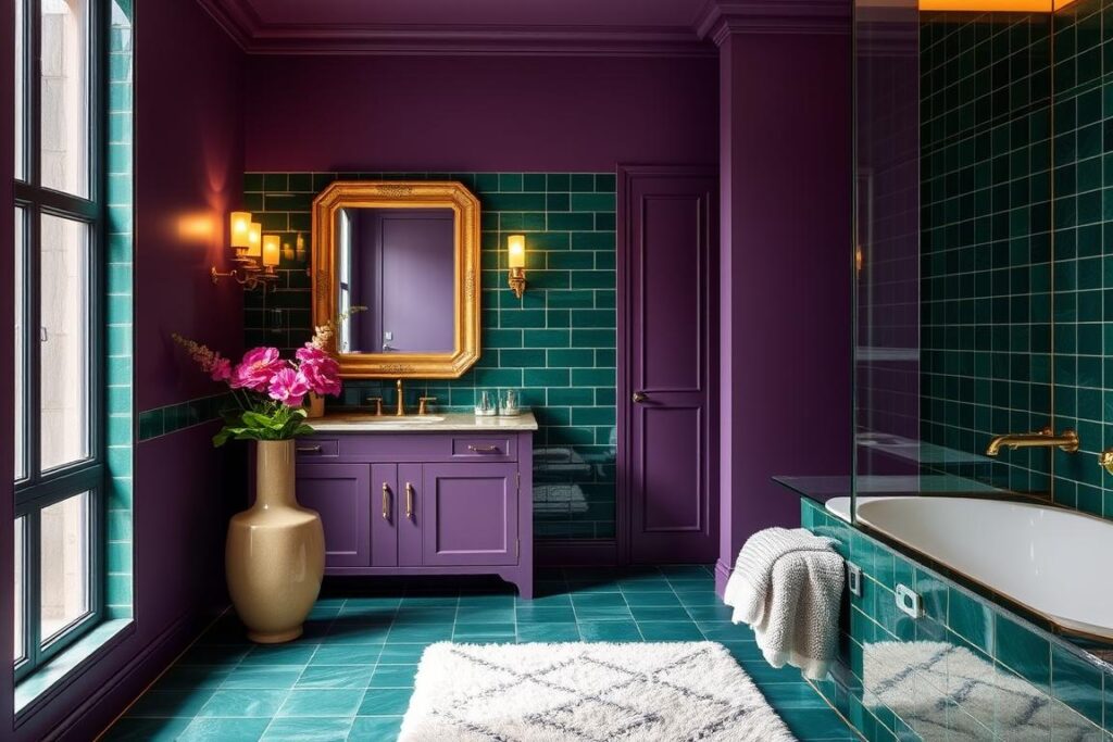 jewel-toned bathroom colors jewel-toned bathroom colors