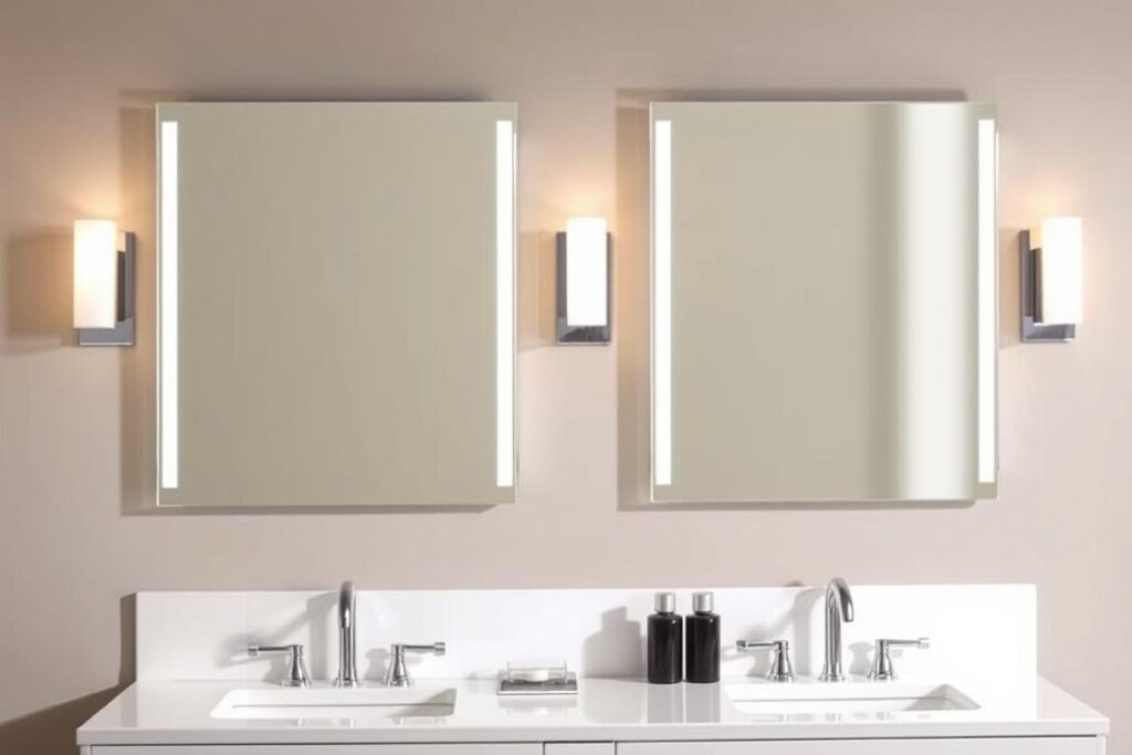 lowes bathroom vanity mirrors
