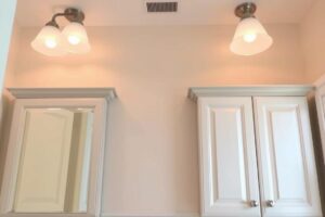 painting bathroom cabinets