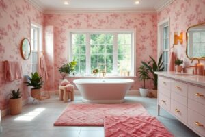 pink bathroom
