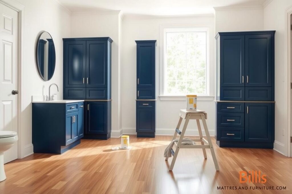 repainting bathroom cabinets repainting bathroom cabinets