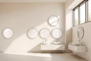 round bathroom mirrors