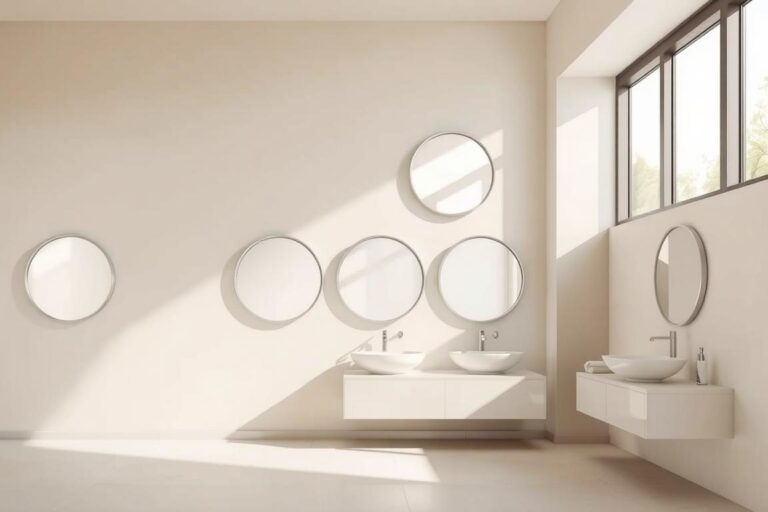 round bathroom mirrors