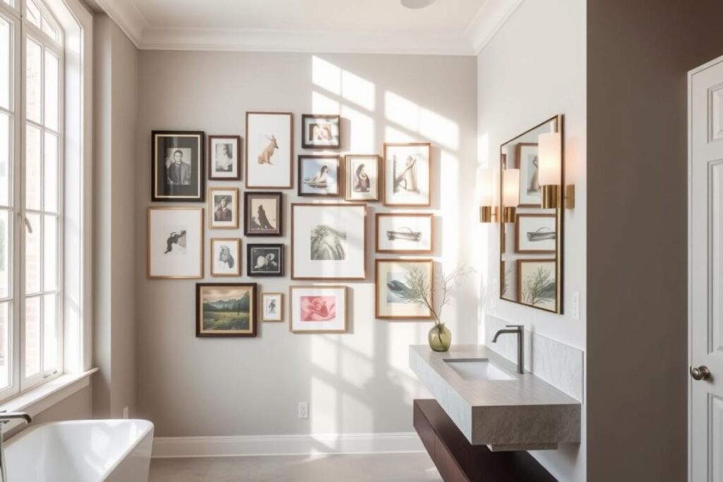 stylish bathroom wall decorations