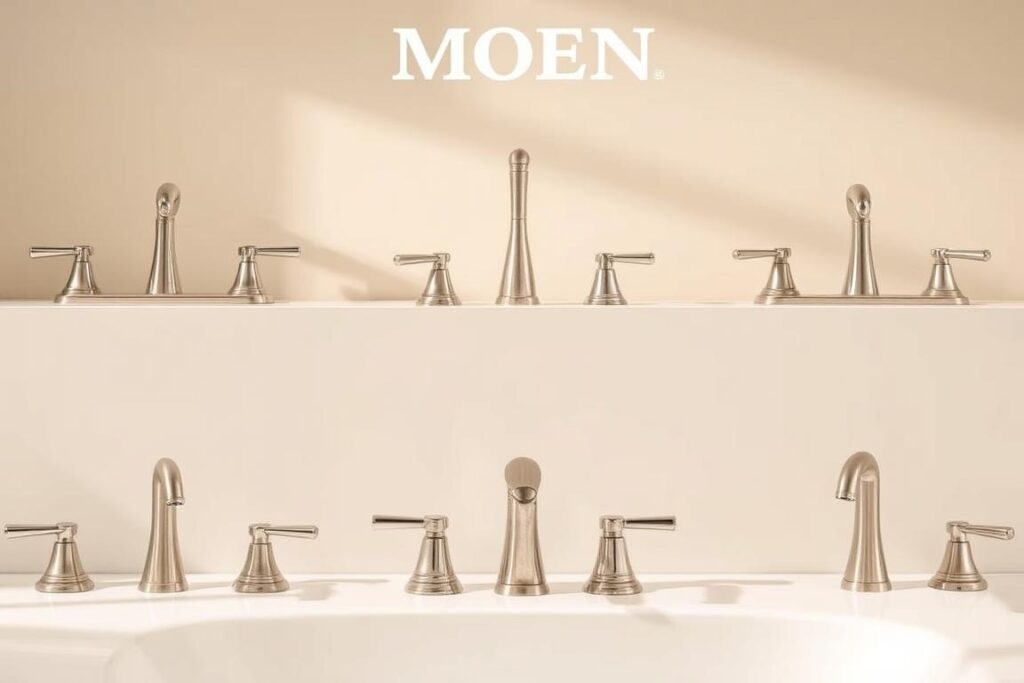 types of moen faucets