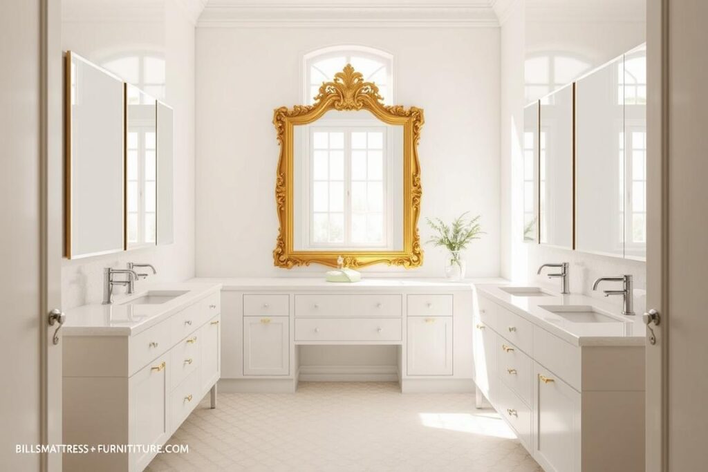 using mirrors to enhance space