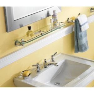 Moen TS6205 Rothbury Two-Handle Low Arc Bathroom Faucet without Valve, Chrome