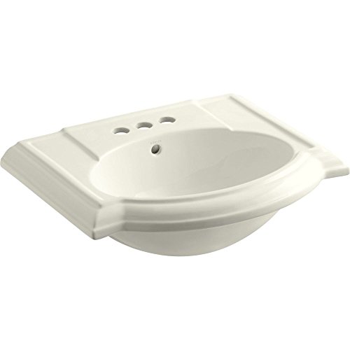 Kohler K-2287-4-96 Bathroom Sink Pedestal Bowl Only Biscuit