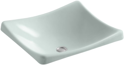 KOHLER K-2833-FE DemiLav Wading Pool Bathroom Sink, Frost