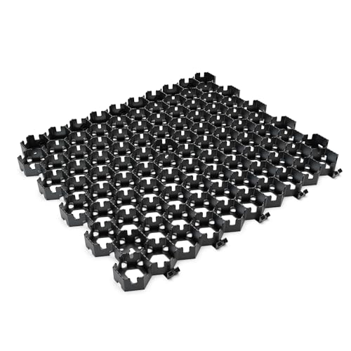 Standartpark Vodaland Permeable Pavers - HexPave Grass & Gravel Permeable Paver System - 100% Recycled PPE Plastic Pavers, Handles 27,000 lbs, 1