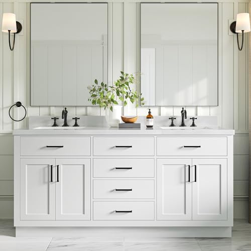 ARIEL 73" White Double Vanity Review: A Bathroom Game-Changer