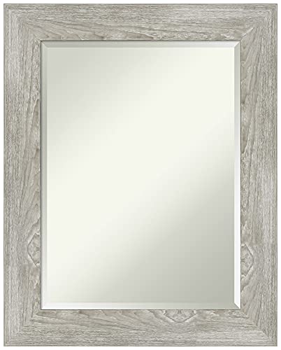Amanti Art Grey Bathroom Mirror Review: Rustic Charm & Function