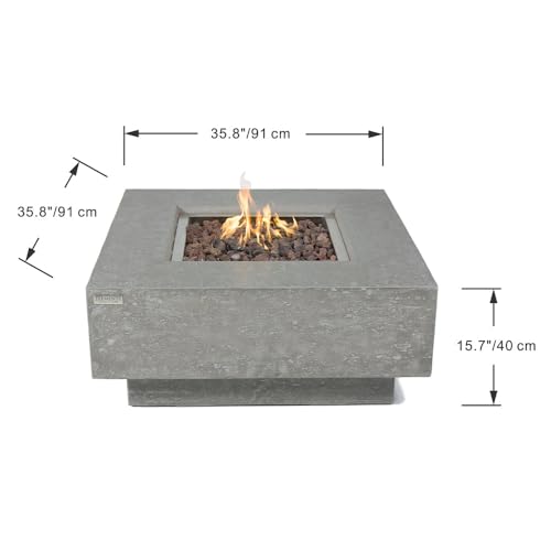 Manhattan Concrete Fire Pit 36