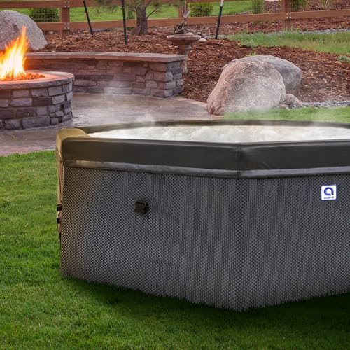Jleisure Aegean Rigid Hot Tub Spa, Black