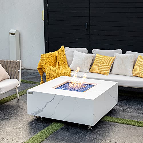 Bianco Marble Fire Pit Review: Luxury Heating for Your Patio