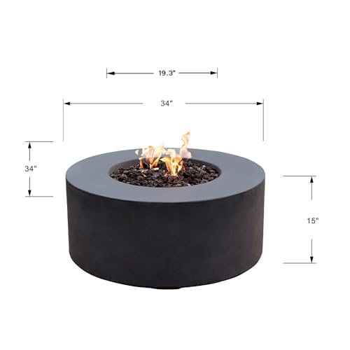 Venice Concrete Fire Pit 34