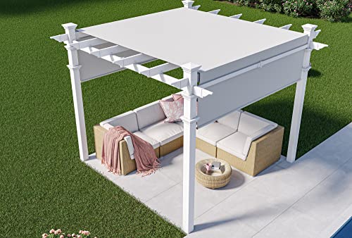 Malibu 10' x 10' Vinyl Pergola