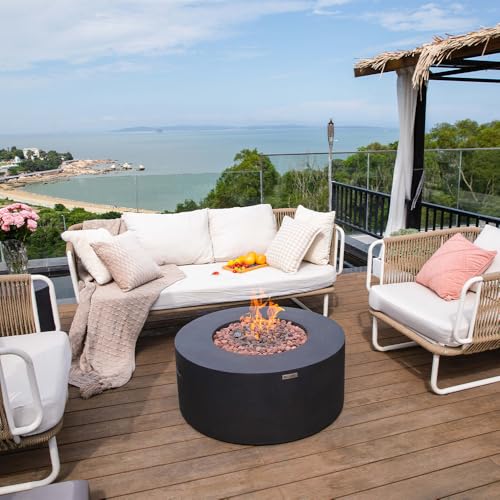 Venice Concrete Fire Pit 34