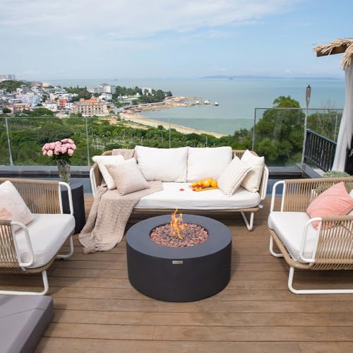 Venice Concrete Fire Pit 34