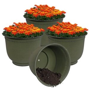 Sunnydaze Michael Plant Pot Set: Sage Style & Function!