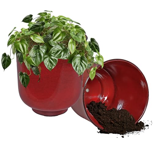 Sunnydaze Vivian Pots: A Ruby Glaze Game-Changer for Plants!