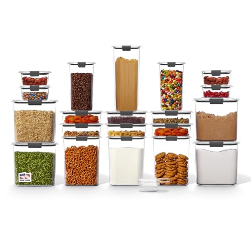 Rubbermaid Brilliance BPA-Free Airtight Food Storage Containers with Lids  with Scoops Perfect for Kitchen and Pantry Organization - Best Food Storage Containers